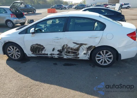 2012 Honda Civic Ex-L из США, поврежденный, VIN 2HGFB2F94CH598973